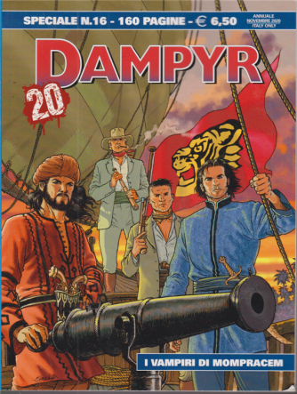 Dampyr Speciale - n. 16 - I vampiri di Mompracem - novembre 2020 - annuale - 160 pagine