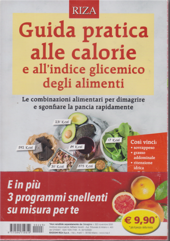 Dimagrire - Guida pratica alle calorie e all'indice glicemico degli alimenti - n. 223 - novembre 2020 - 