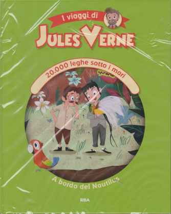 I viaggi di Jules Verne - 20.000 leghe sotto i mari - A bordo del Nautilus - n. 6 - settimanale - 23/10/2020 - copertina rigida