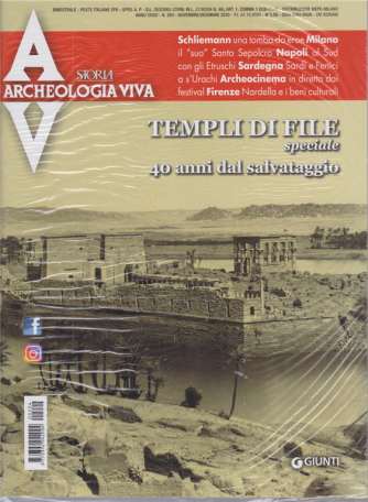 Archeologia Viva - Templi di File - n. 204 - bimestrale - 24/10/2020