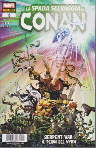 La spada selvaggia di Conan - Serpent war: il regno del wyrm - n. 10 - bimestrale - 29 ottobre 2020