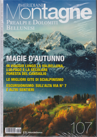 Meridiani Montagne - Prealpi e Dolomiti Bellunesi - n. 107 - bimestrale - novembre 2020
