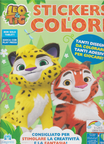 Leo & Tig Stickers e colori - n. 5 - novembre - dicembre 2020 - bimestrale - 