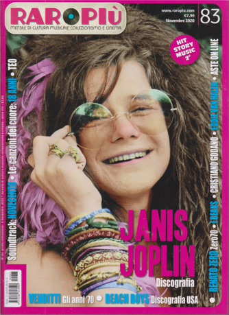 Raropiu' - Janis Joplin - n. 83 - novembre 2020 - mensile