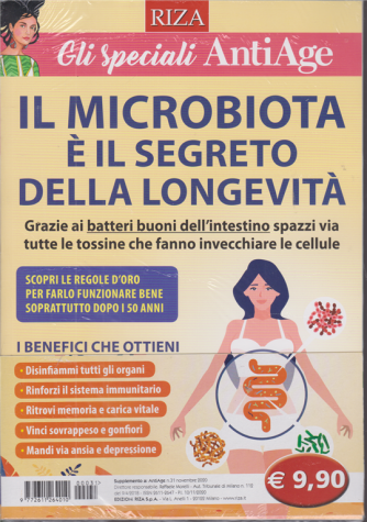 Gli speciali AntiAge - n. 31 - Il microbiota è il segreto della longevità - novembre 2020 - 