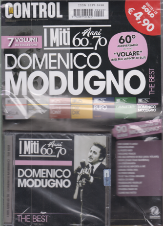 Saifam Music Control - I miti anni 60-70 - Domenico Modugno the best - rivista + cd