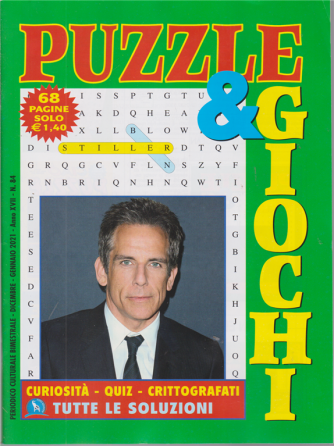 Puzzle  & Giochi - n. 84 - bimestrale - dicembre - gennaio 2021 - 68 pagine