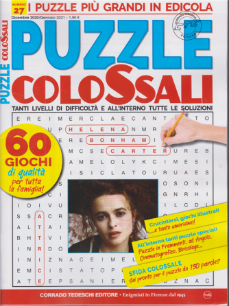 Puzzle Colossali - n. 27 - dicembre 2020 gennaio 2021 - bimestrale 