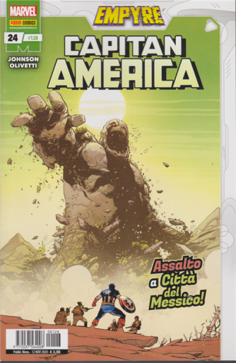 Capitan America -n. 128 - Assalto a Città del Messico! - mensile - 12 novembre 2020 