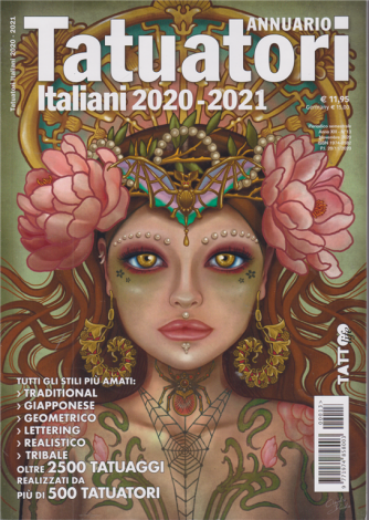 Annuario Tatuatori italiani 2020-2021 - n. 13 - semestrale - 20/11/2020