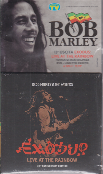 Gli speciali musicali di Sorrisi 3 - n. 13 - Bob Marley - tredicesima uscita - Exodus live at the rainbow - dvd + libretto inedito  - settimanale - novembre 2020 - 
