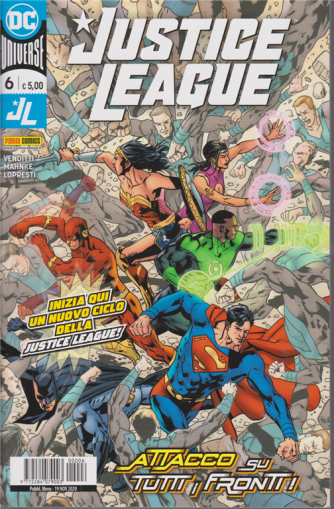Justice League - Attacco su tutti i fronti! - n. 6 - mensile - 19 novembre 2020