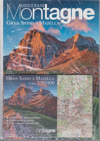 Meridiani Montagne - Gran  Sasso e Majella - n. 42 - semestrale - 1/7/2018