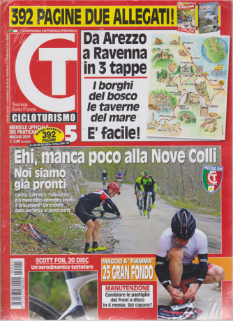 Cicloturismo - n. 5 - mensile - maggio 2019 + Bici in vacanza + total look - 392 pagine due allegati