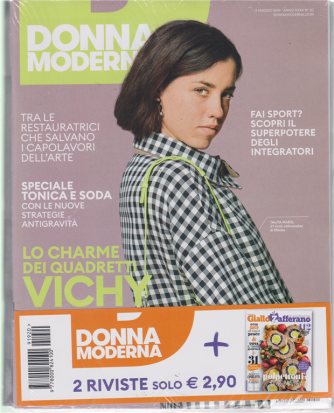 Donna Moderna + Giallo zafferano - n. 20 - 3 maggio 2019 - settimanale - 2 riviste