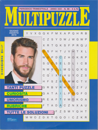 Multi Puzzle - n. 99 - trimestrale - giugno - agosto 2019 - 