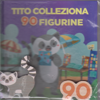 Impara con le lettere e gli animali - n. 60 - Tito colleziona 90 figurine - settimanale - copertina rigida