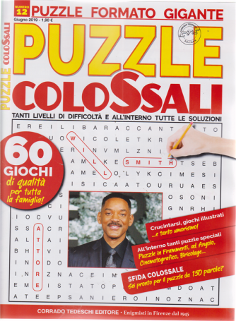 Puzzle Colossali - n. 12 - mensile - giugno 2019