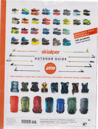 Ski Alper Test - Guida Outdoor 2019 - n. 123 - + Alpine 2019 - 2 riviste