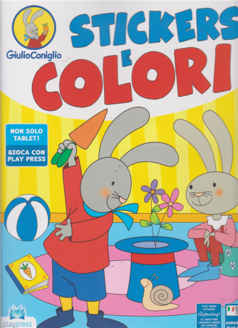 Giulio Coniglio Stickers e colori - n. 2 - giugno - luglio 2019 - bimestrale - 