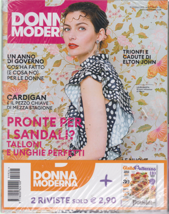 Donna Moderna + Giallo zafferano - n. 24 - 30 maggio 2019 - settimanale - 2 riviste