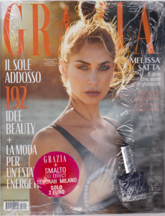 Grazia  - n. 24 - settimanale - giugno 2019 - + smalto gel effect Deborah Milano - 