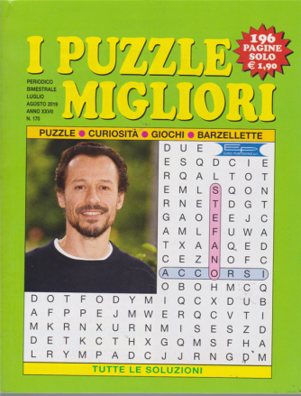 I puzzle migliori - n. 170 - bimestrale - luglio -agosto 2019 - 196 pagine