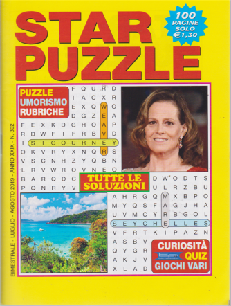 Star Puzzle - n. 302 - bimestrale - luglio - agosto 2019 - 100 pagine