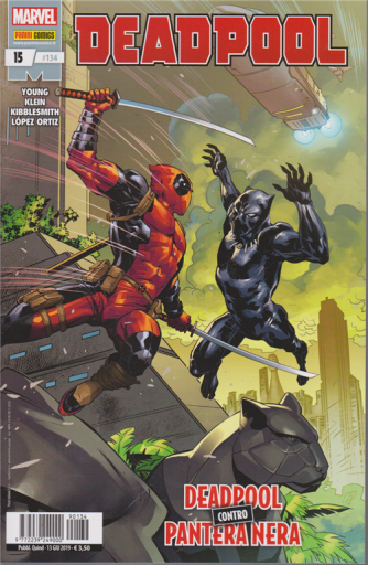 Deadpool - n. 134 - Deadpool contro pantera nera - 13 giugno 2019 - quindicinale
