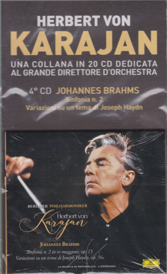Herbert Von Karajan - Brahms - Sinf. N. 2/4° cd  - 19/6/2019