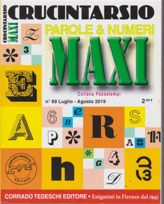 Maxi Crucintarsio - n. 69 - luglio - agosto 2019 - trimestrale - 