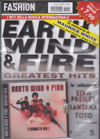 Music Fashion - Cd Earth Wind & Fire - n. 2 - rivista + cd - i miti della musica internazionale - 7 febbraio 2019 - 