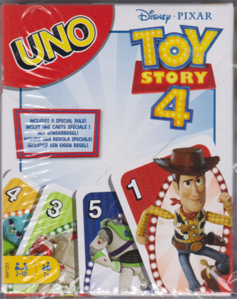 Mattel Fantasy Iniziative  -Toy story 4 - Carte UNO -n. 3 - mensile - luglio 2019 - 