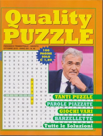 Quality Puzzle - n. 48 - trimestrale - agosto - ottobre 2019 - 100 pagine