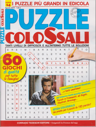 Puzzle Colossali - n. 14 - agosto 2019 - mensile