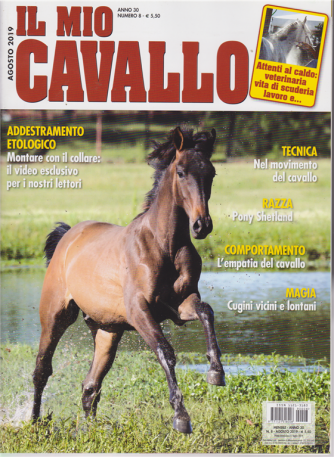 Il Mio Cavallo - n. 8 - agosto 2019 - mensile
