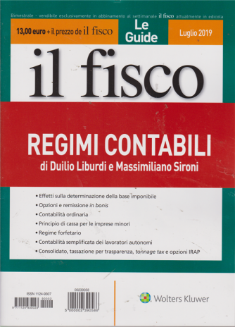 Speciale Il Fisco - Regimi Contabili - Le guide - bimestrale - luglio 2019 - 