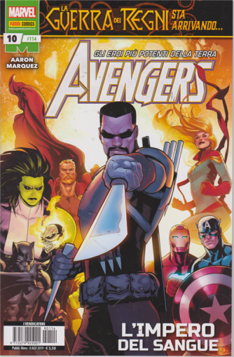 Avengers - n. 114 - mensile - 8 agosto 2019 - L'impero del sangue