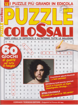 Puzzle Colossali - n. 15 - settembre 2019 - mensile