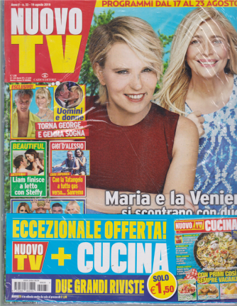 Nuovo Tv + - Nuovo Cucina - n. 33 - 19 agosto 2019 - settimanale - 2 riviste