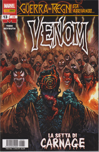 Venom - N. 30 - La setta di Carnage - mensile - 22 agosto 2019 - 