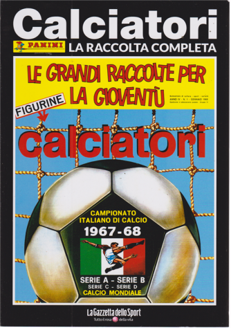 Album Storici Panini - Calciatori  figurine - La raccolta completa campionato italiano di calcio 1967-68 - n. 51 - settimanale