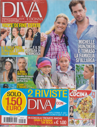 Diva E Donna+ - Cucina - n. 37 - settimanale femminile - 17 settembre 2019 - 2 riviste