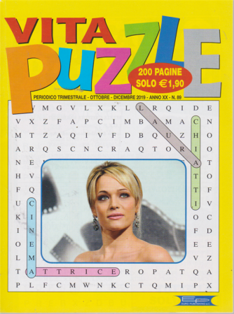 Vita Puzzle - n. 89 - trimestrale - ottobre - dicembre 2019 - 200 pagine