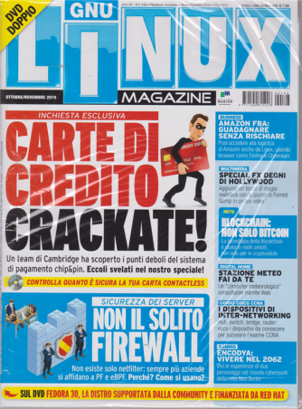 Linux Magazine - n. 193 - bimestrale - ottobre - novembre 2019 - rivista + dvd doppio