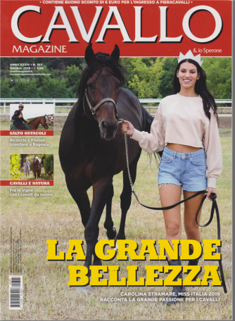 Cavallo & Lo Sperone  Magazine - n. 393 - ottobre 2019 - mensile