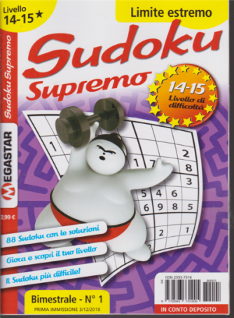 Abbonamento SUDOKU SUPREMO (cartaceo  bimestrale)