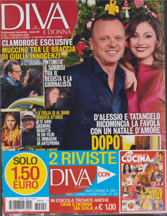 Diva E Donna+ - Cucina - n. 49 - settimanale femminile - 11 dicembre 2018 - 2 riviste