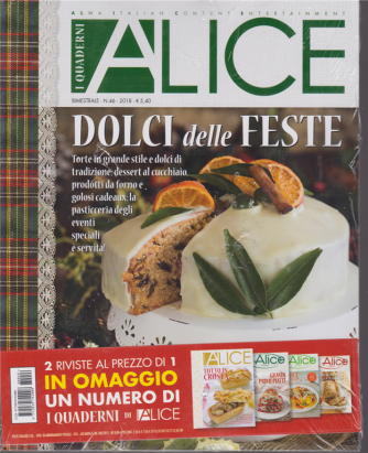 I quaderni di Alice - n. 46 - + I quaderni di Alice n. 23 - 2 riviste - bimestrale - 2018