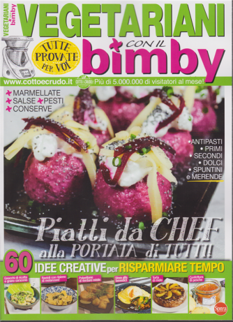 Cucinare Con Speciale - Vegetariani con il Bimby - n. 1 - bimestrale - gennaio - febbraio 2018